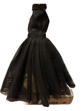 11 - 13” fashion doll Black Tulle Party Dress